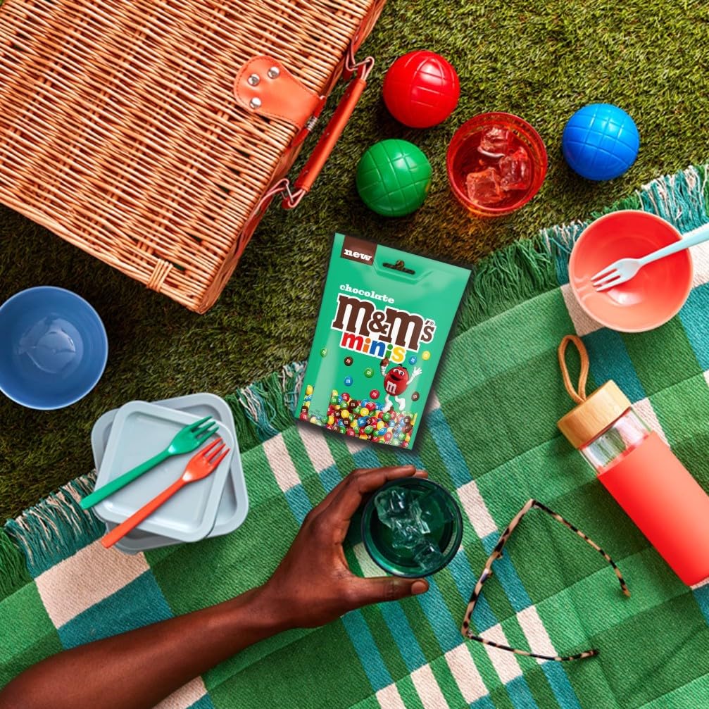 M&M's Minis Snack en Bolitas de Colores de Chocolate con Leche